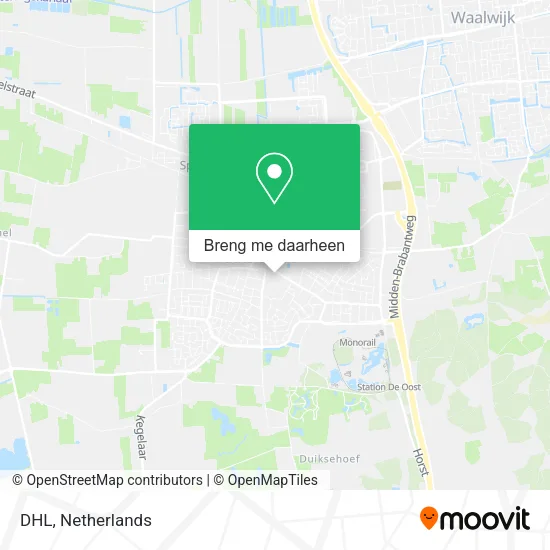 DHL kaart