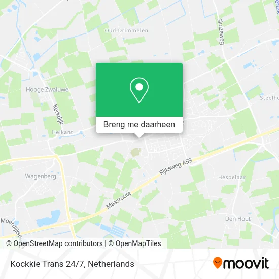 Kockkie Trans 24/7 kaart