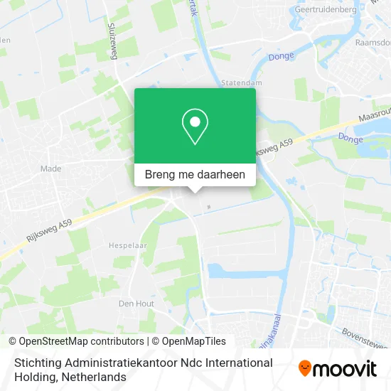 Stichting Administratiekantoor Ndc International Holding kaart