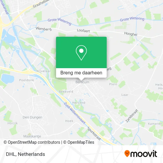 DHL kaart