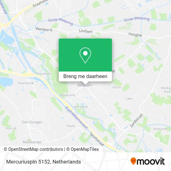 Mercuriuspln 5152 kaart
