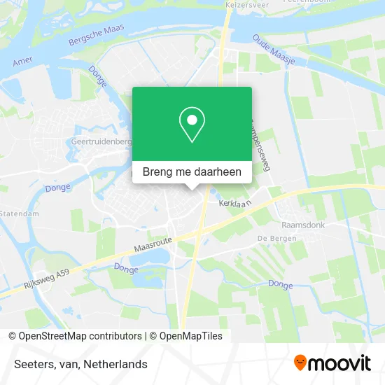 Seeters, van kaart