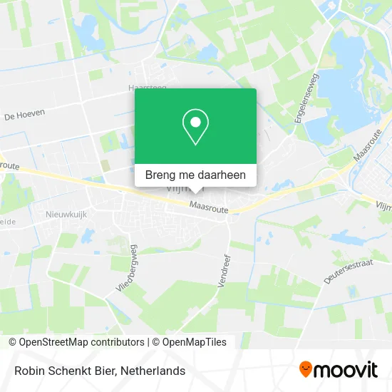 Robin Schenkt Bier kaart
