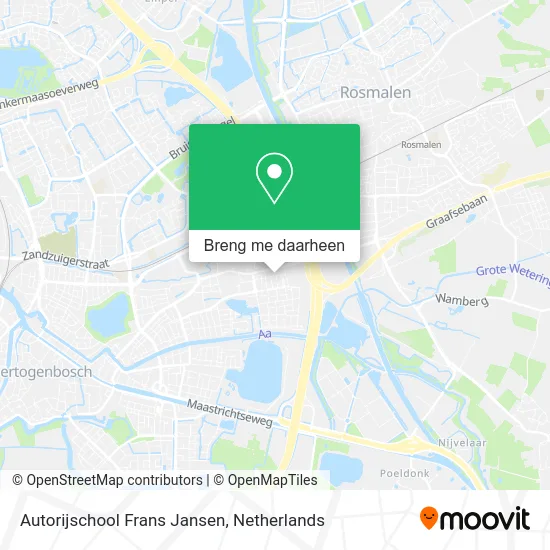 Autorijschool Frans Jansen kaart