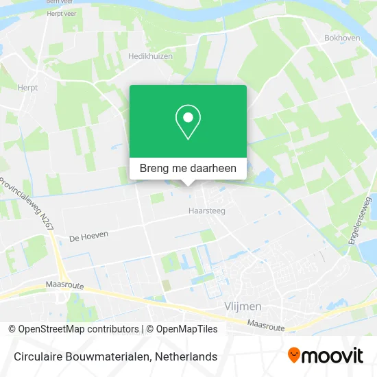 Circulaire Bouwmaterialen kaart