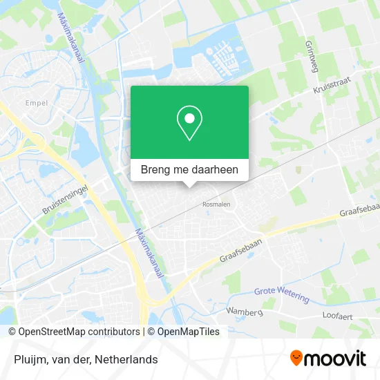 Pluijm, van der kaart