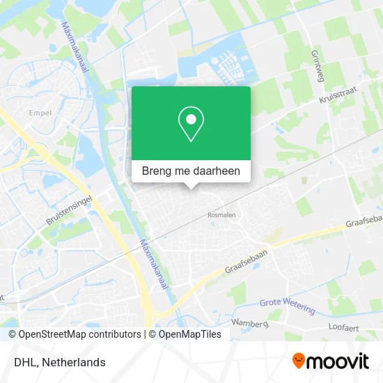 DHL kaart