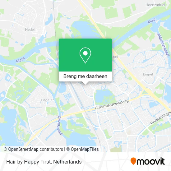 Hair by Happy First kaart