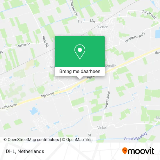 DHL kaart