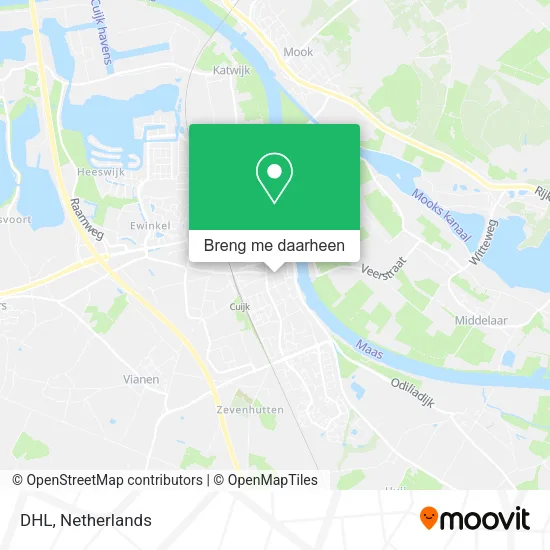 DHL kaart