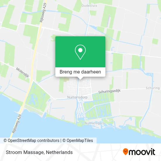 Stroom Massage kaart