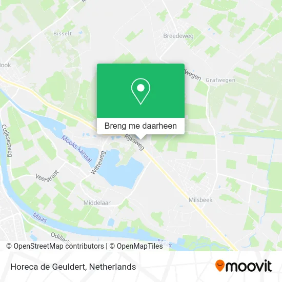 Horeca de Geuldert kaart