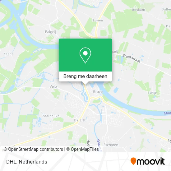 DHL kaart