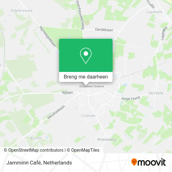 Jamminn Café kaart