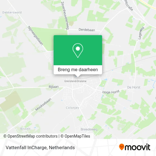 Vattenfall InCharge kaart