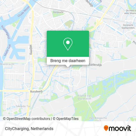CityCharging kaart