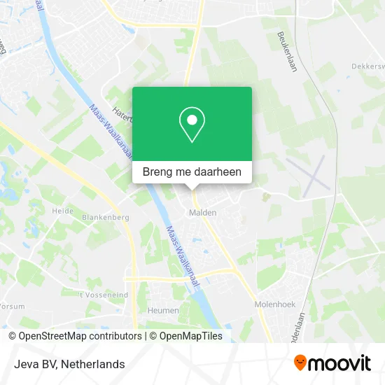 Jeva BV kaart