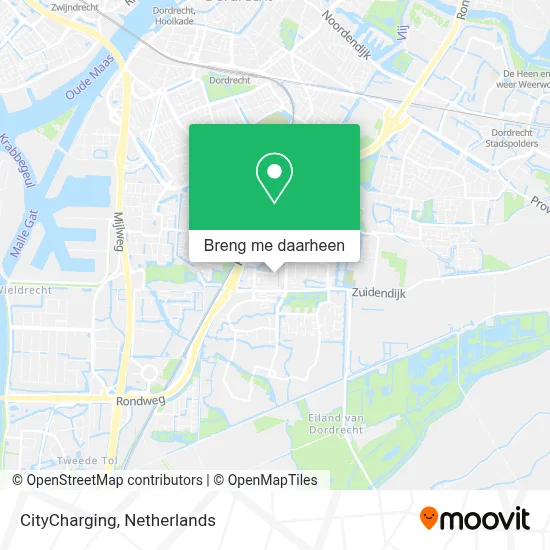 CityCharging kaart