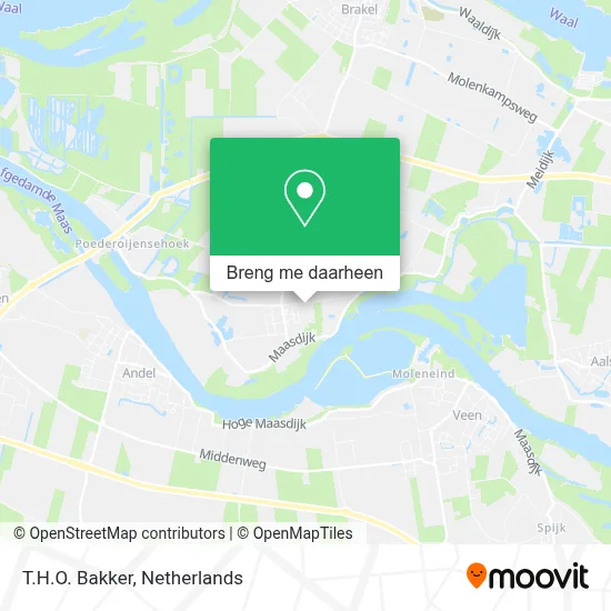 T.H.O. Bakker kaart