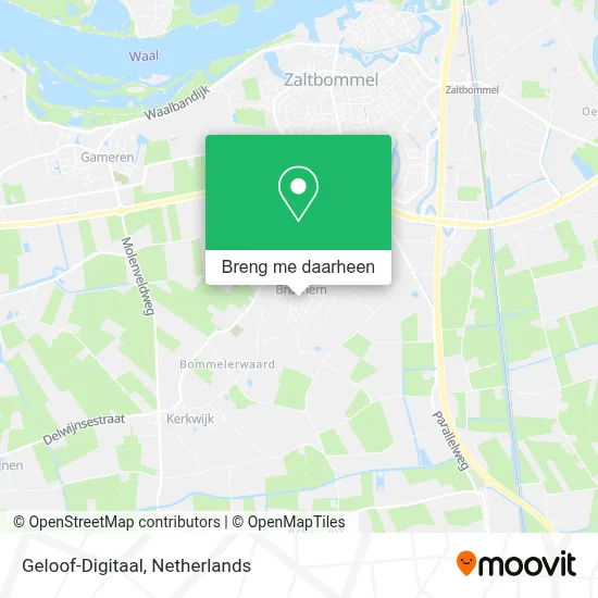 Geloof-Digitaal kaart