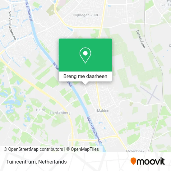 Tuincentrum kaart