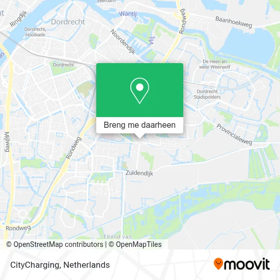 CityCharging kaart