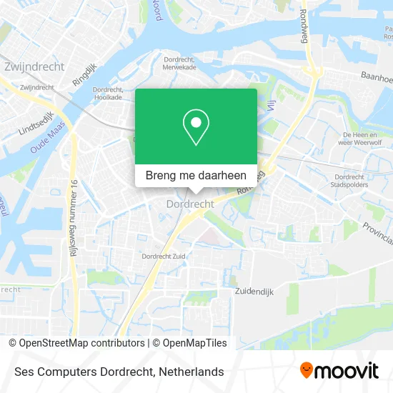 Ses Computers Dordrecht kaart