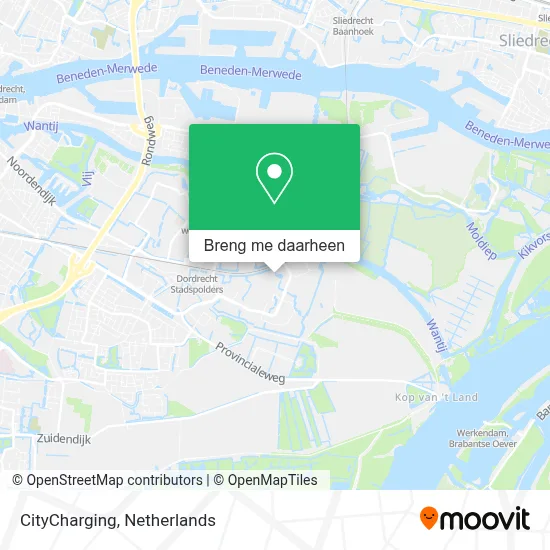 CityCharging kaart