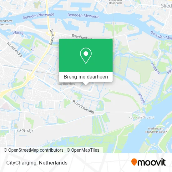 CityCharging kaart