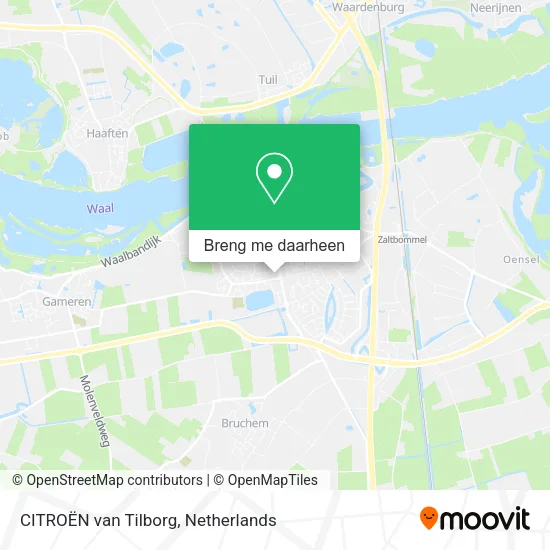 CITROËN van Tilborg kaart