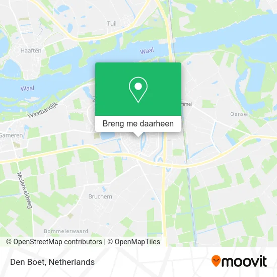 Den Boet kaart
