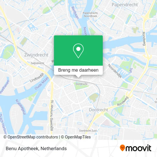 Benu Apotheek kaart