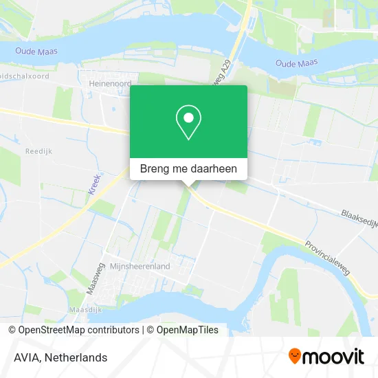 AVIA kaart