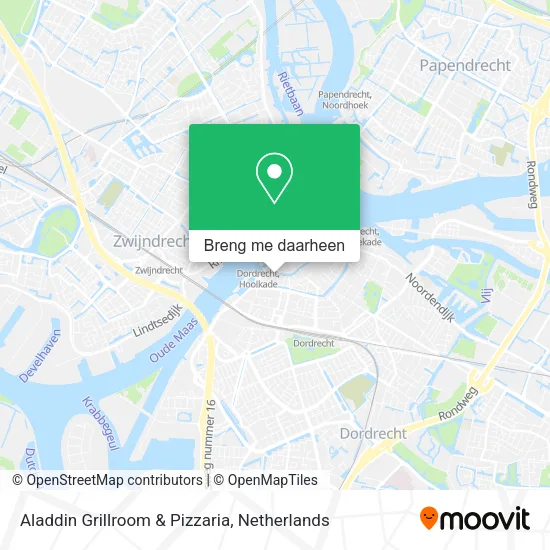 Aladdin Grillroom & Pizzaria kaart