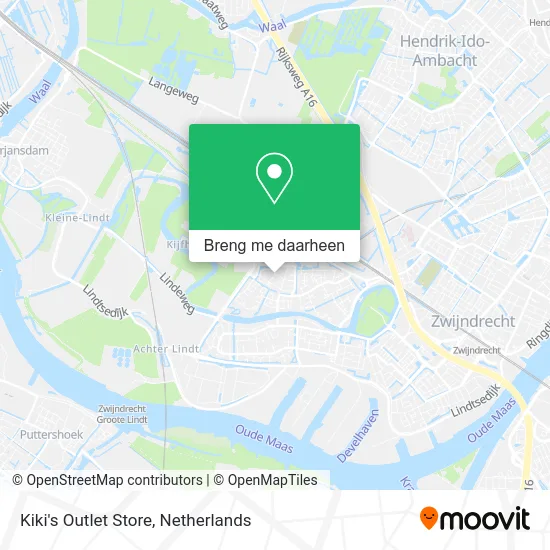 Kiki's Outlet Store kaart