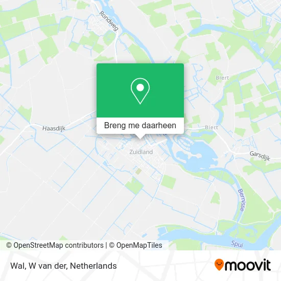 Wal, W van der kaart