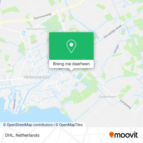 DHL kaart