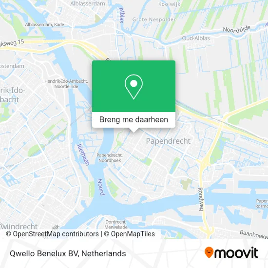 Qwello Benelux BV kaart