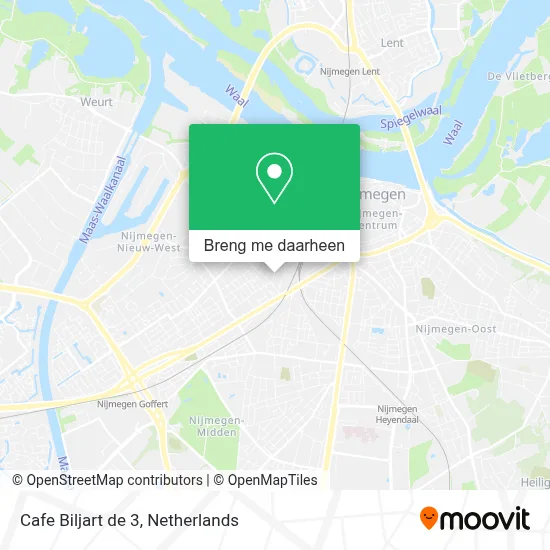 Cafe Biljart de 3 kaart