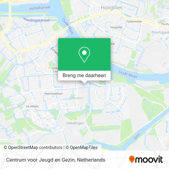 Centrum voor Jeugd en Gezin kaart