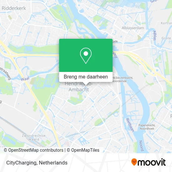 CityCharging kaart