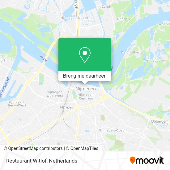 Restaurant Witlof kaart