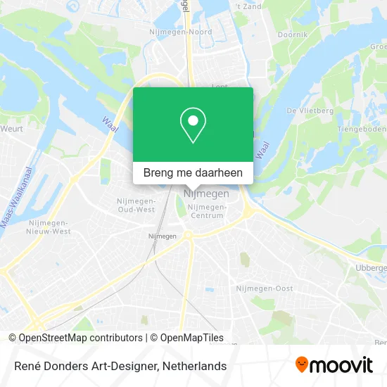 René Donders Art-Designer kaart