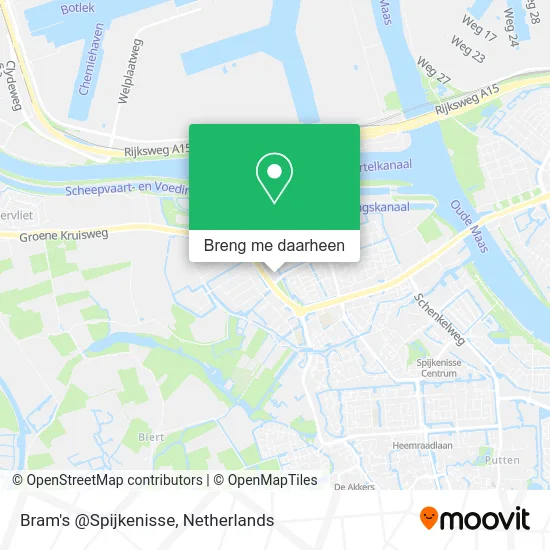 Bram's @Spijkenisse kaart