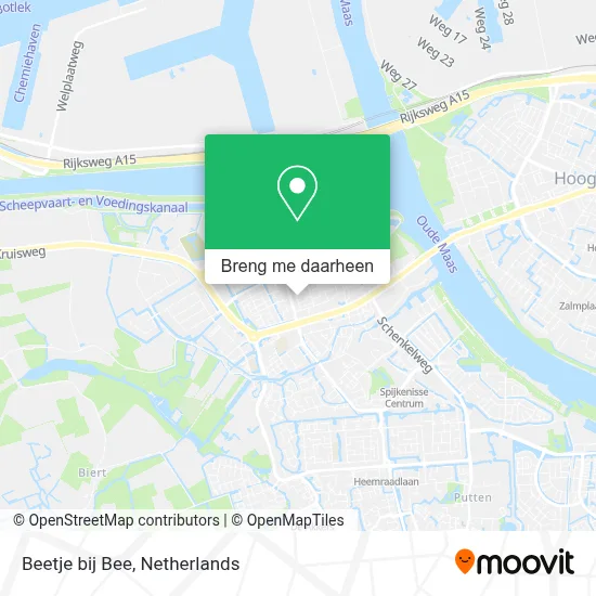 Beetje bij Bee kaart