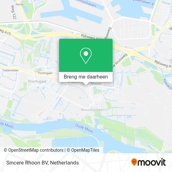 Sincere Rhoon BV kaart