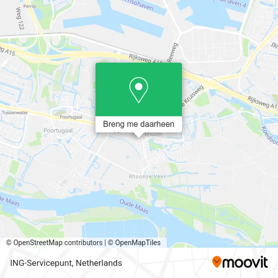 ING-Servicepunt kaart