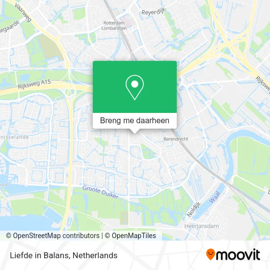 Liefde in Balans kaart