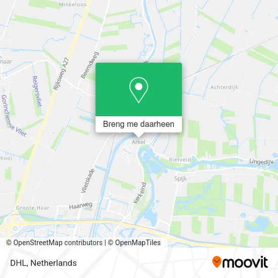DHL kaart