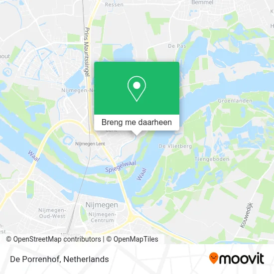 De Porrenhof kaart